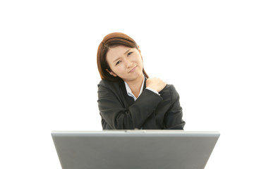 疲れたビジネスウーマン