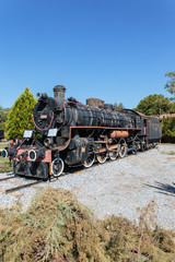 Obraz premium Stoomtreinen museum in Çamlik