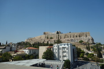 Fototapeta na wymiar Athènes et l'Acropole