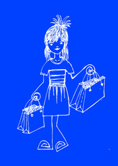 fashion shopping girls in Jaidee Family Style