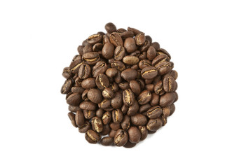 Coffee beans closeup