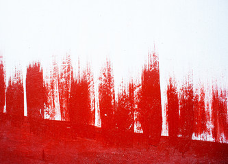 Red abstract paint background