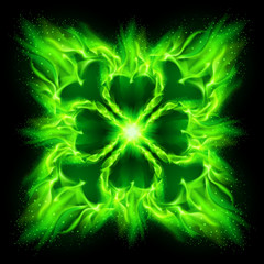 Fire Gothic pattern.