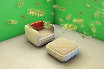 Bacteria - 3D Rendering