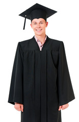 Graduating student man