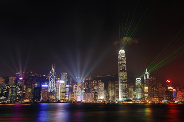 Fototapeta premium Hong Kong night view