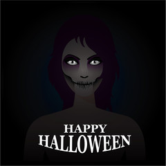 Black And White Horror Background For Halloween Concept 