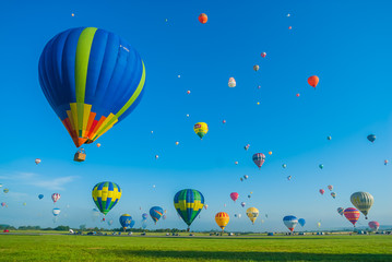 Mondial hot Air Ballon reunion in Lorraine France