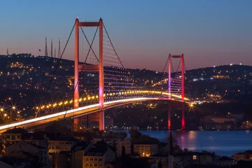 Zelfklevend Fotobehang Bosporusbrug, Istanbul © mystique