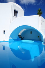 Obraz premium サントリーニ島