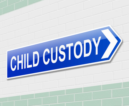 Child custody concept.