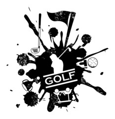Obraz premium golf design