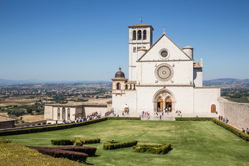 Fototapeta na wymiar Bazylika Świętego Franciszka w Asyżu, Włochy