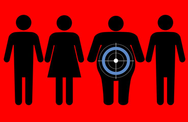 Diabetes targeting overweight people