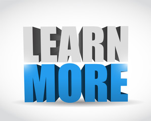 learn more text message illustration design