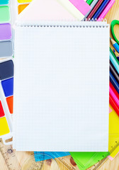 Obraz premium school supplies