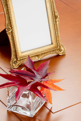 Autumn Leaves and photo frame