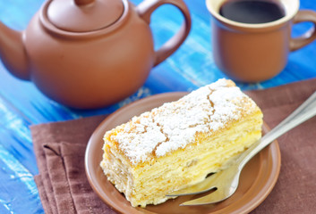 cake on plate