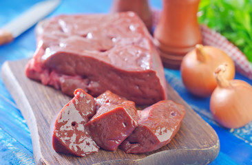 raw liver on board