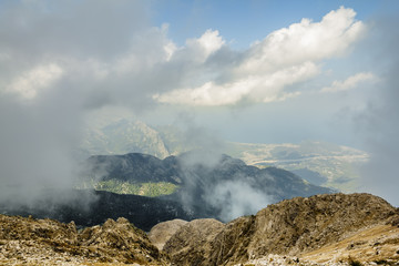 Fototapeta na wymiar Panorama from Mount Tahtali, Turkey, Kemer