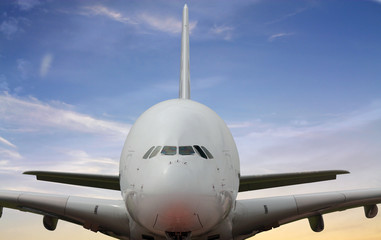 Obraz premium Passenger aircraft