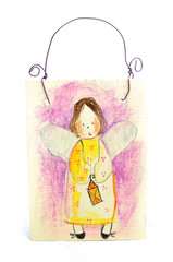 Christmas decorations handmade young children