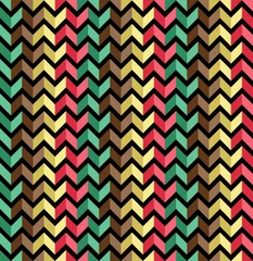 Papier Peint photo Lavable Zigzag beau fond à motifs en zigzag avec des couleurs rétro douces