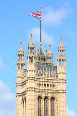 Fototapeta na wymiar London, England - Victoria Tower