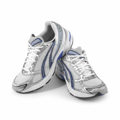 Sportschuhe Joggingschuhe Schuhe isoliert auf weißem Hintergrund