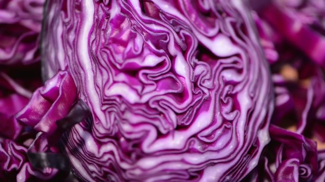 Rotating red Coleslaw Salad
