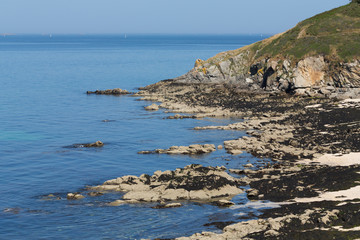 Fototapeta na wymiar Brittany coast, France