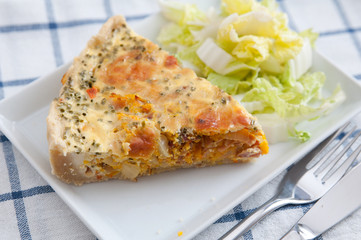 Kürbis Quiche Lorraine
