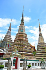 Ancient Pagoda or Chedi at Wat Pho, Thailand