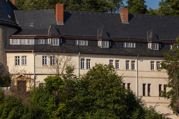 Fototapeta na wymiar Schloss Stiege Stadt Oberharz am Brocken