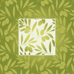 Pattern olive branch