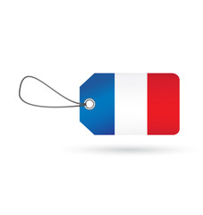 cartellino bandiera francia - 57520260