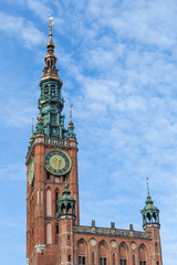 Fototapeta na wymiar Ratusz Głównego Miasta - Gdańsk, Polska