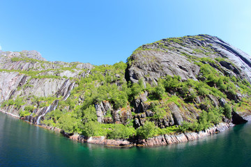 the sides of Trollfjord