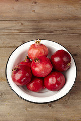 Red pomegranate fruit