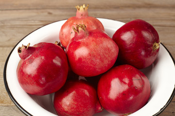 Red pomegranate fruit