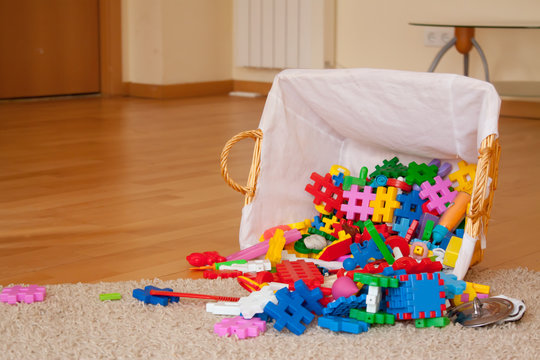 toys on  floor