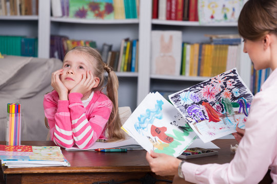 child psychologist discusses drawing a little girl