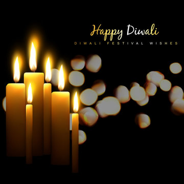 diwali candle design