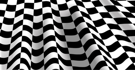 Naklejka premium checkered flag