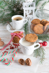 milk and cookies for santa