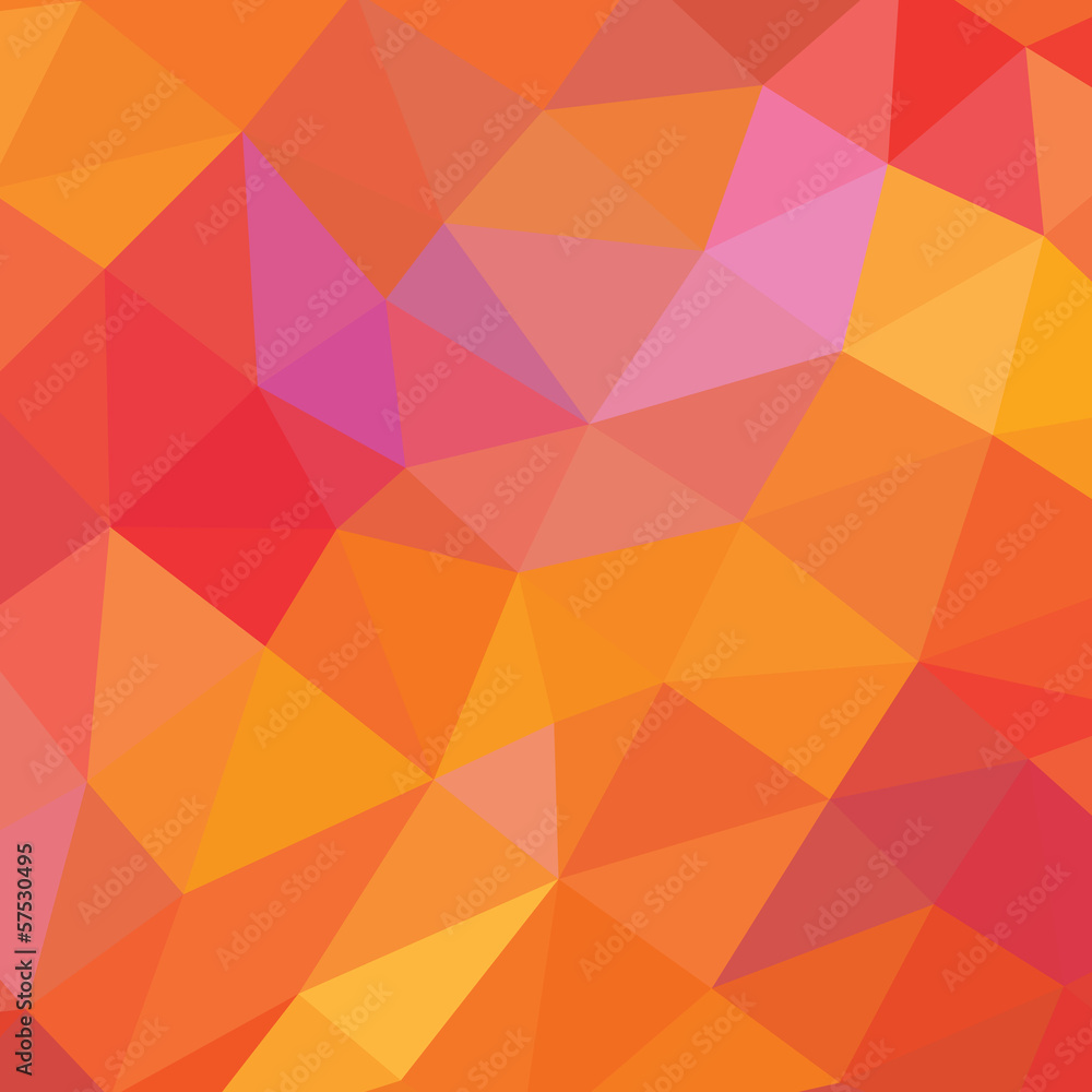 Poster geometric background - vector pattern