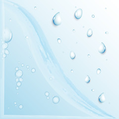 Water Drops - Vector Illustration, Graphic Design