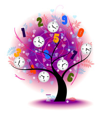 Tree of time (vector)