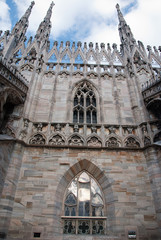 Fototapeta na wymiar Gotycka katedra Mediolanu