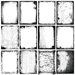 Vector borders, backgounds and textures